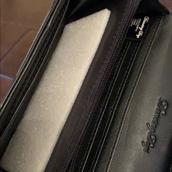 Vintage Dancing Days Wallet black patent red bow - Picture 5 of 7